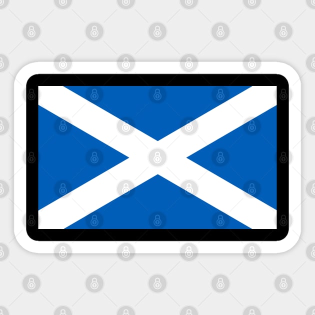 Flag of Scotland Sticker by Way of the Road